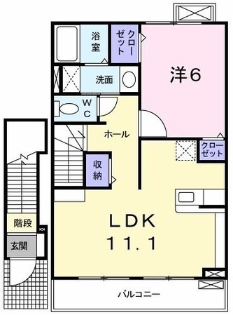 ルシェリアIIの物件間取画像